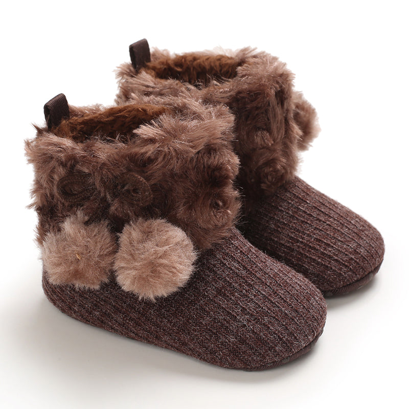 Kinderen Winterschoenen Antislip Warm Katoen voor Baby's Pluche Binnenkant 13