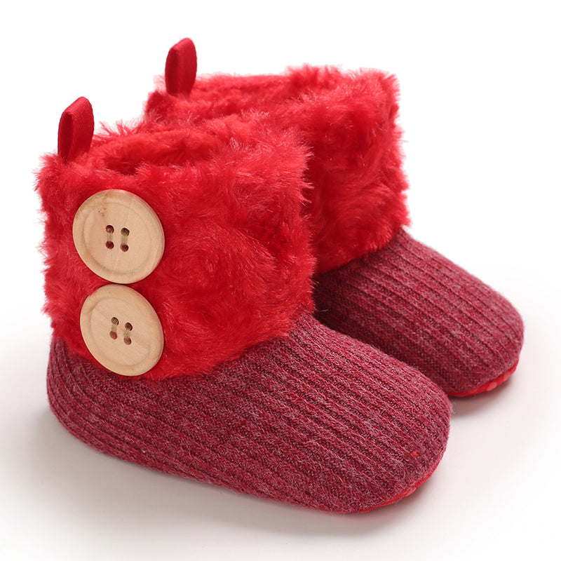 Kinderen Winterschoenen Antislip Warm Katoen voor Baby's Pluche Binnenkant 14