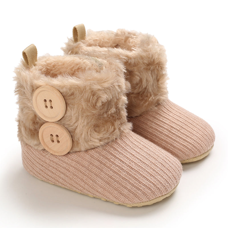 Kinderen Winterschoenen Antislip Warm Katoen voor Baby's Pluche Binnenkant 16