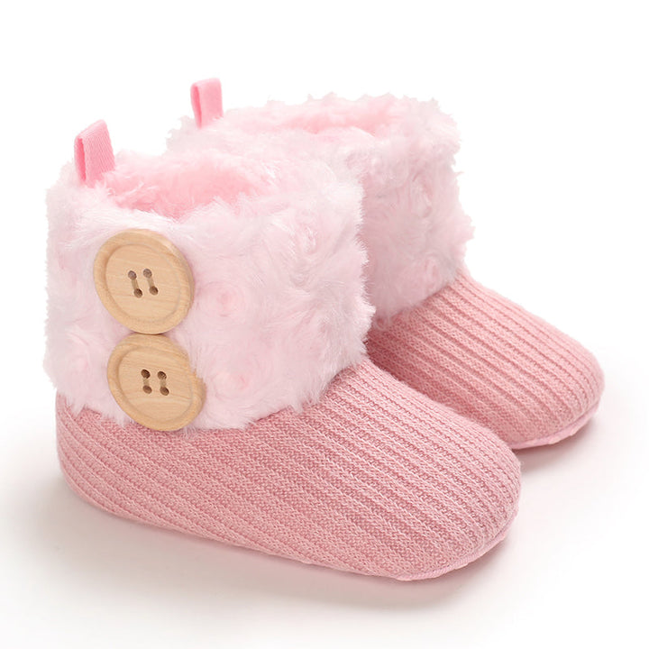 Kinderen Winterschoenen Antislip Warm Katoen voor Baby's Pluche Binnenkant 19