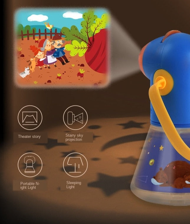 Kinderen Zaklamp Projector Kleurrijke Verhalen Plastic Veilig voor Kinderen 1