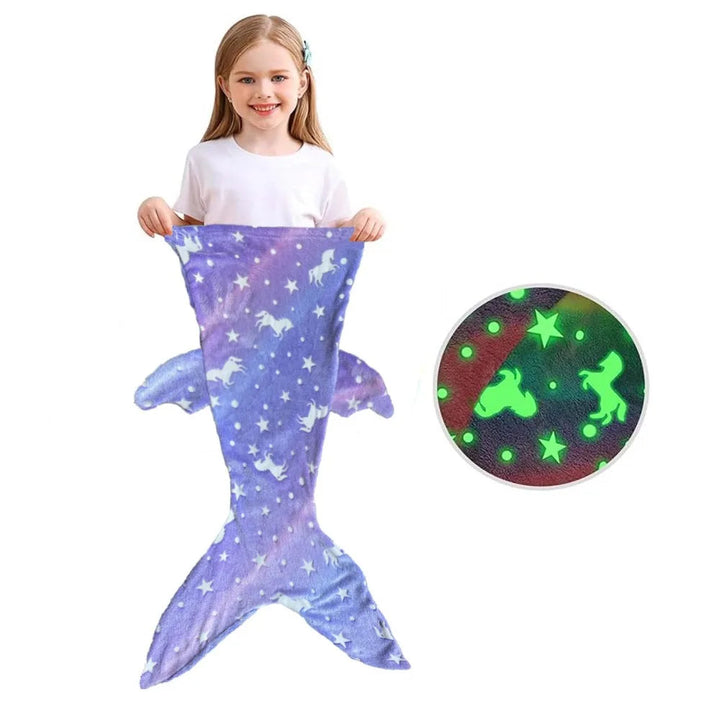 Kinderslaapzak Zeemeermin Glow in the Dark Zacht Polyester voor Kinderen 3-10 Jaar 7