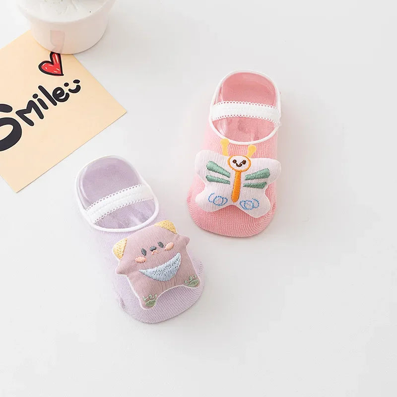 Kindersokken Ademend Katoen Schattig Comfortabel Geschikt voor Jongens en Meisjes 4