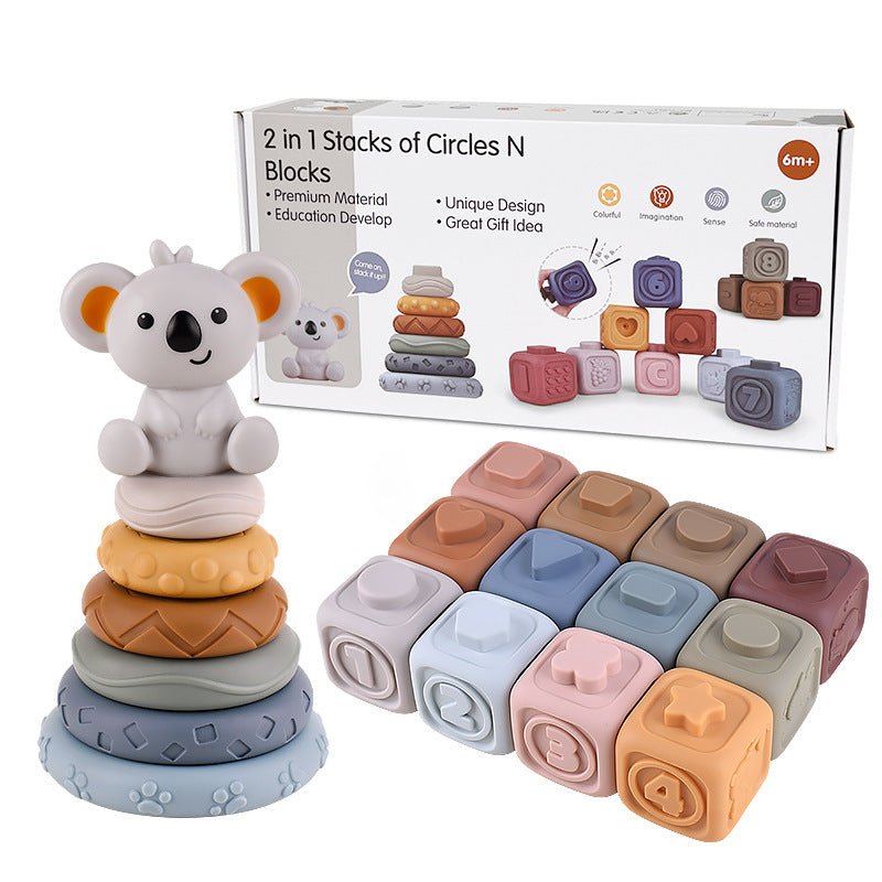 Koala Building Blocks™ - Tooth-Friendly Building Toys - Baby-Friendly Building Blocks 5