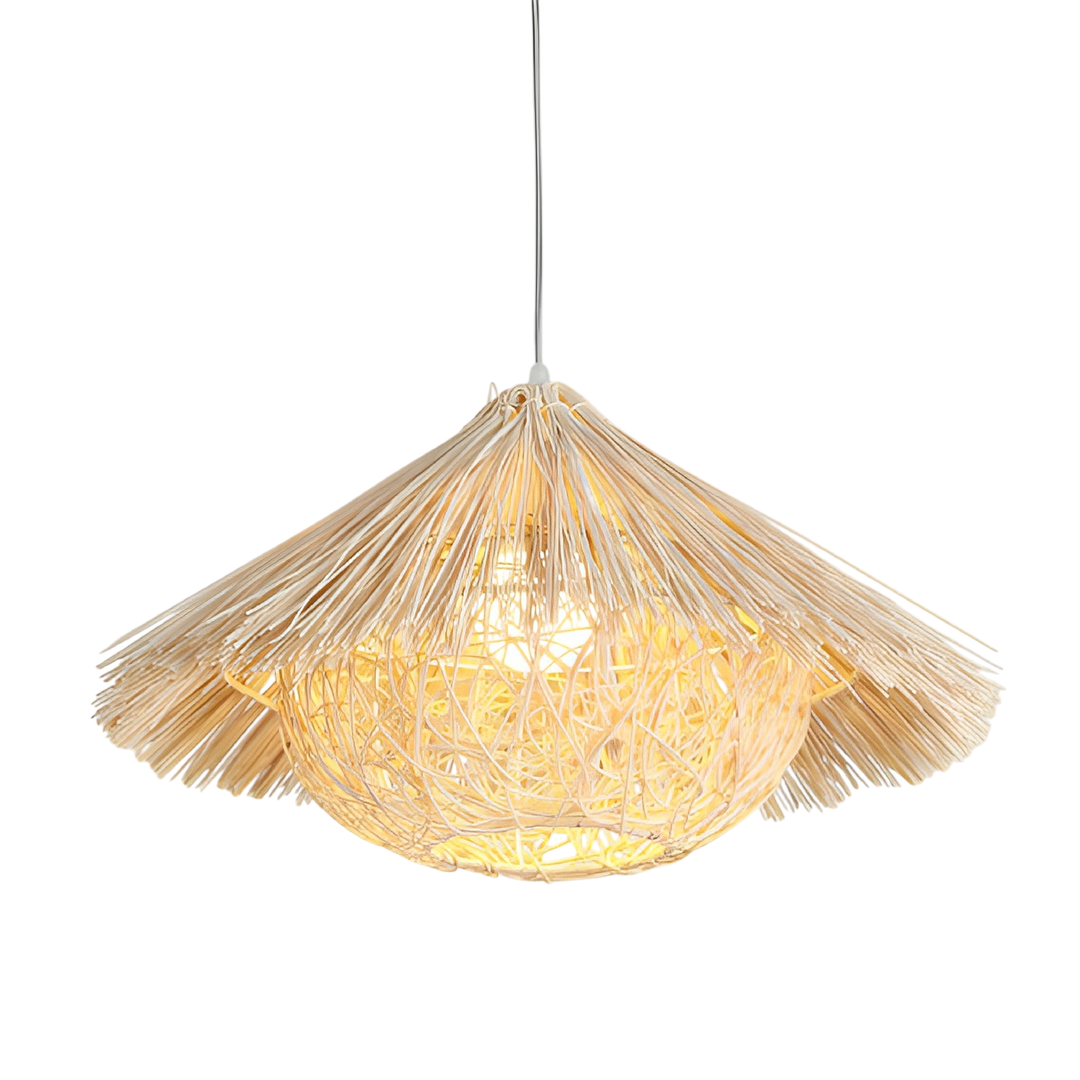 Korin | Vintage Rattan Bamboo Pendant Light for Home Décor 5