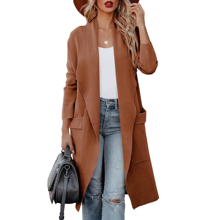 Kylie | Elegant Knitted Winter Suede Coat for Women 0