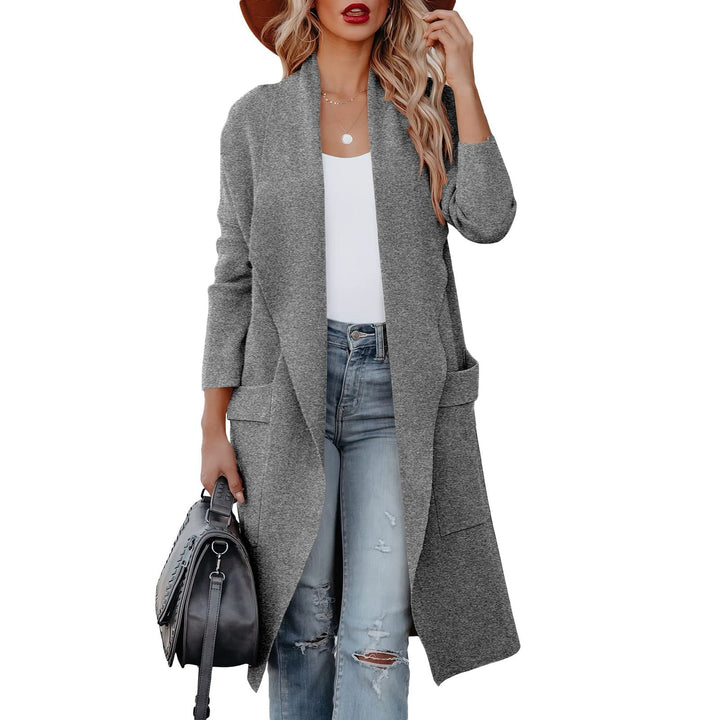 Kylie | Elegant Knitted Winter Suede Coat for Women 4