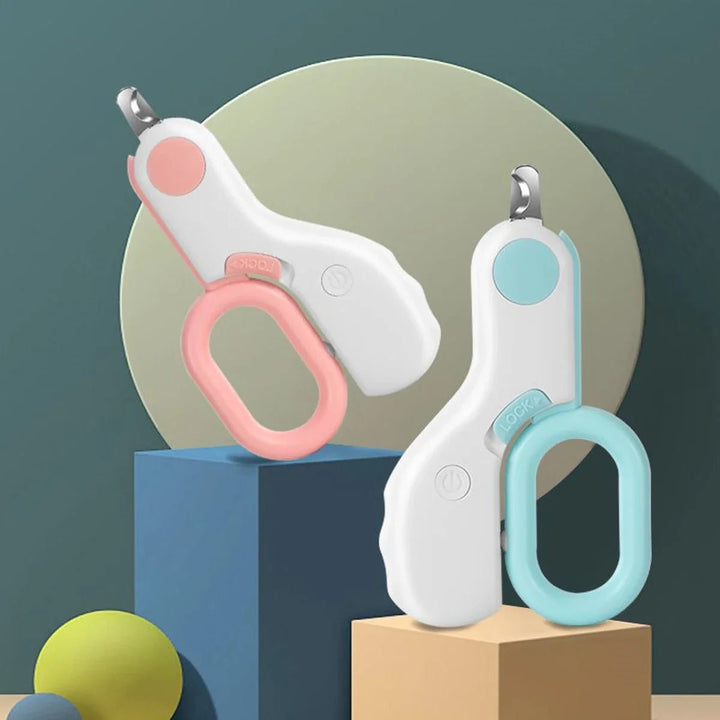 LED Nail Clippers for Cats and Dogs with Safety Lock and Non-Slip Grip 1