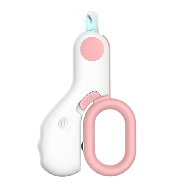 LED Nail Clippers for Cats and Dogs with Safety Lock and Non-Slip Grip 2