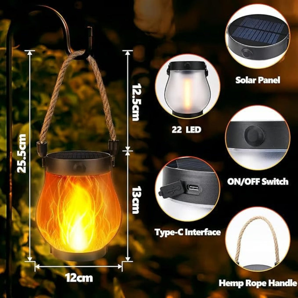 LanternaGlow | Waterproof Solar Lantern Light for Outdoor Decorative Ambiance 6
