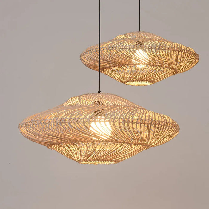 Lanzeo Rattan Hanging Lamp 1