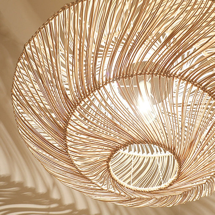 Lanzeo Rattan Hanging Lamp 3