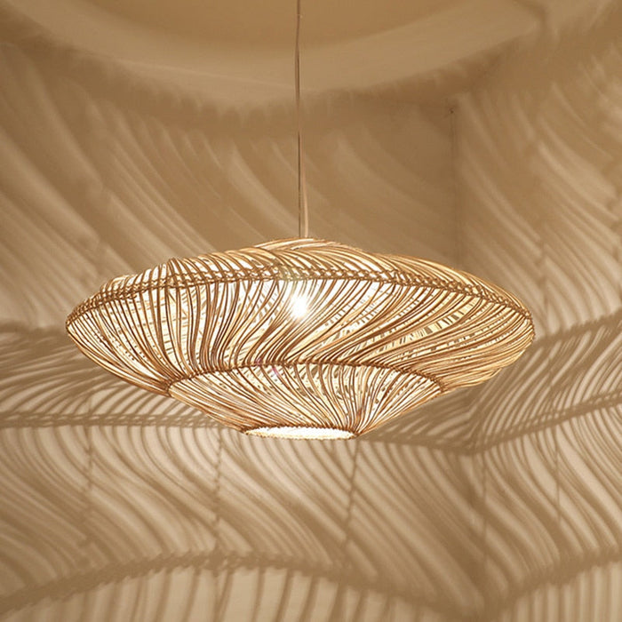 Lanzeo Rattan Hanging Lamp 5