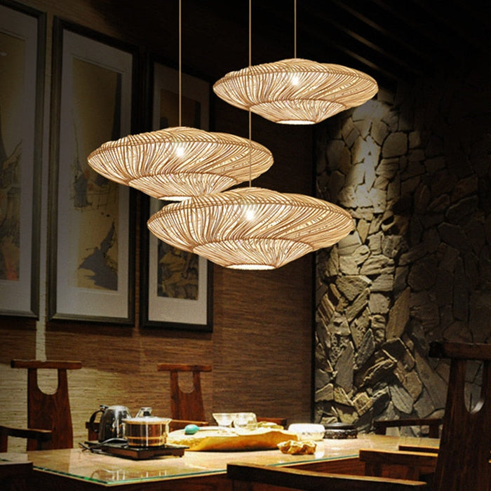 Lanzeo Rattan Hanging Lamp 6