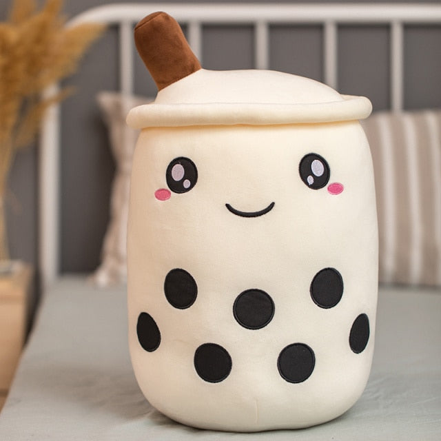 Laughing bubble tea cuddly pillow 2