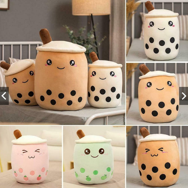 Laughing bubble tea cuddly pillow 5