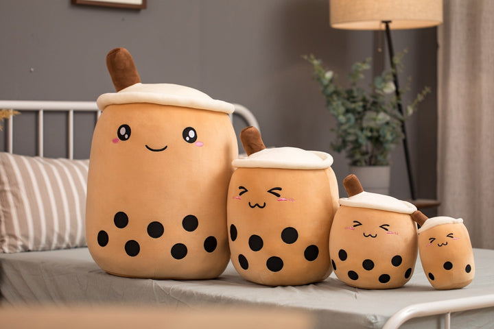 Laughing bubble tea cuddly pillow 6