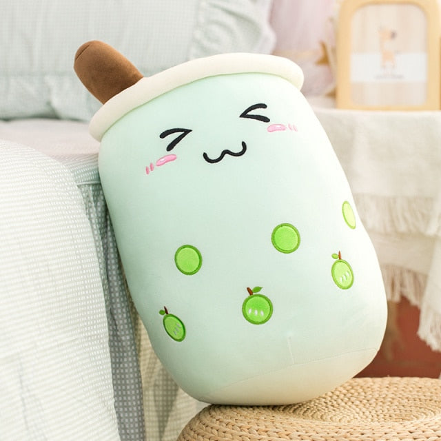 Laughing bubble tea cuddly pillow 8