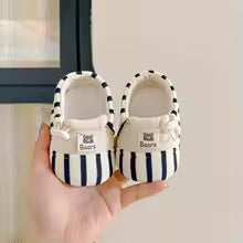 Lente Baby Slofjes met Antislip Zool en Zacht Materiaal - Veilig en Comfortabel voor Binnengebruik 0