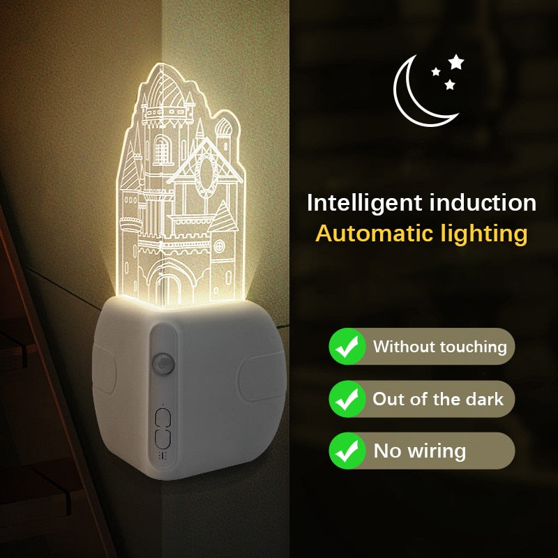 Lichtmeister | Automatic Sensor LED Corner Light with 3000K Soft Glow – Ideal for Home Decor and Safety 1