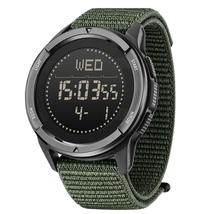Lightweight Waterproof Adventure Watch with Carbon Fiber Design, GPS, Heart Rate Monitor, and Compass 0