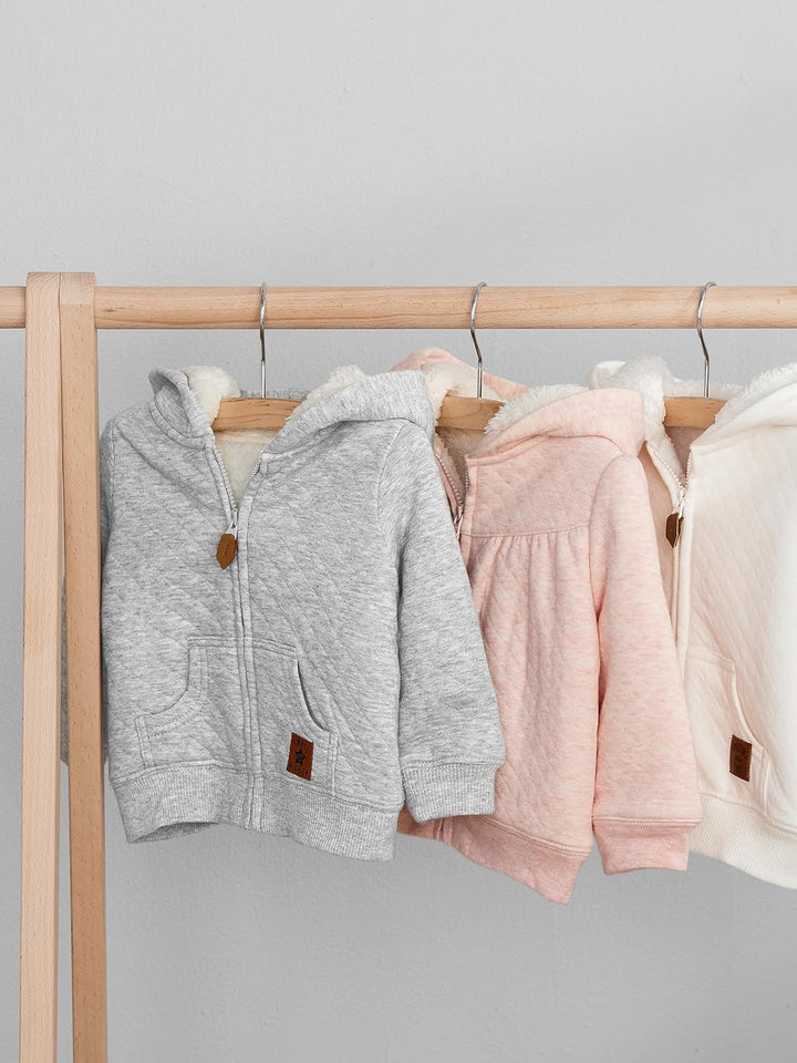 Lined Baby Sweater with Hood 7