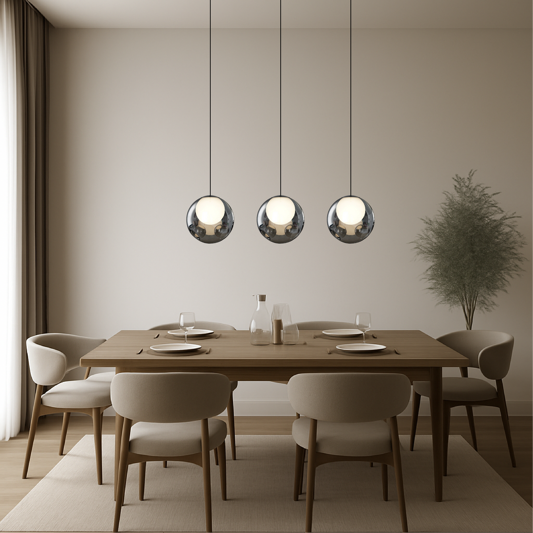 Linor | Modern Italian Glass Hanging Pendant Light 6