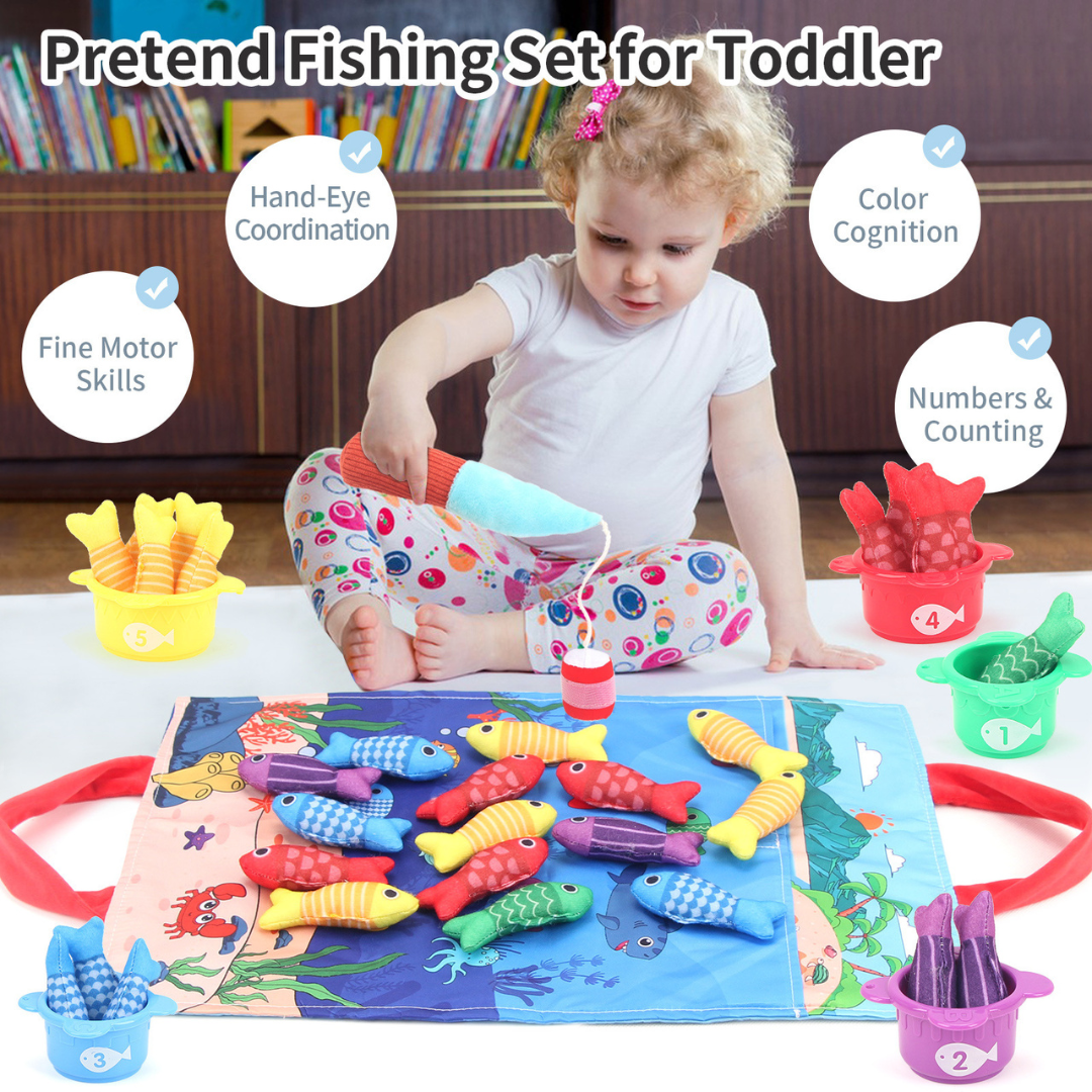 Little FishPond - Interactive Fishing Game for Toddlers - Sensory Toys 1
