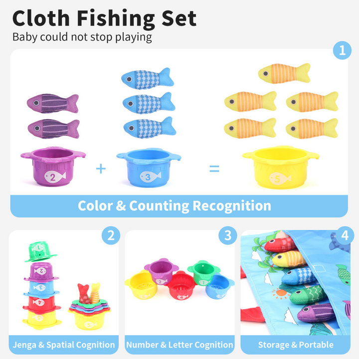 Little FishPond - Interactive Fishing Game for Toddlers - Sensory Toys 2