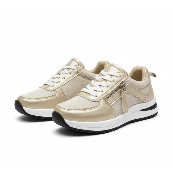 LiviaStep | Stylish Comfortable White Sneakers for Women 0