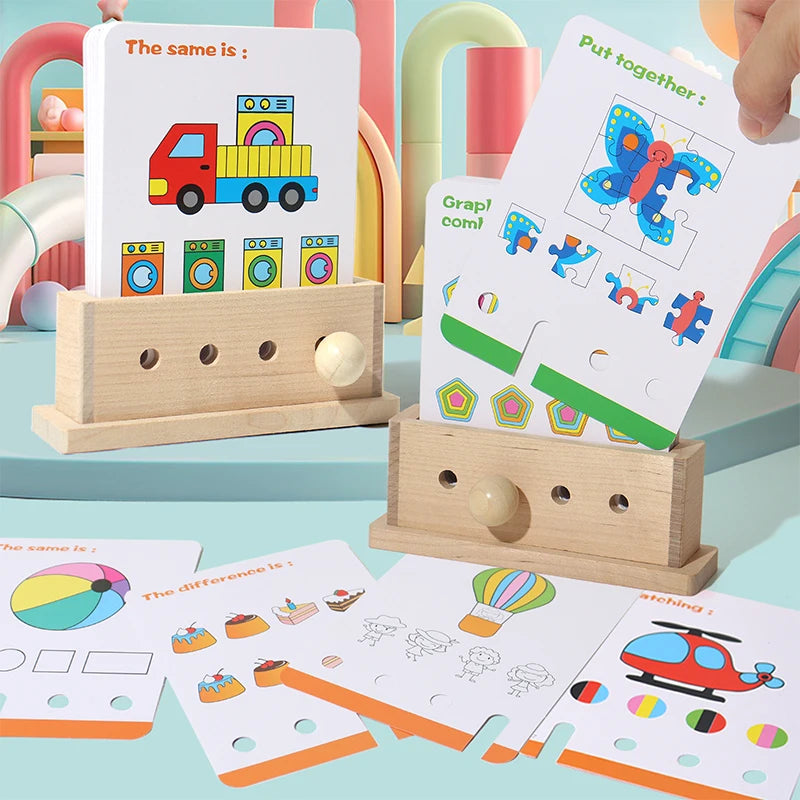 Logic Lock™ Kinderpuzzel voor 3 Jaar en Oudere – Ontwikkel Probleemoplossend Vermogen en Creativiteit met Houten Spelletjes 1