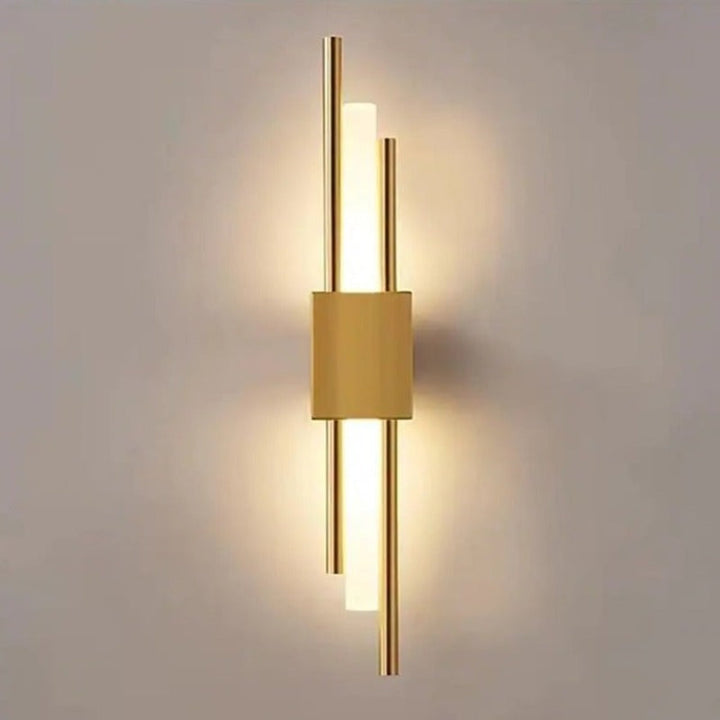 LumeGold – Stylish Black and Gold LED Wall Lamp 5