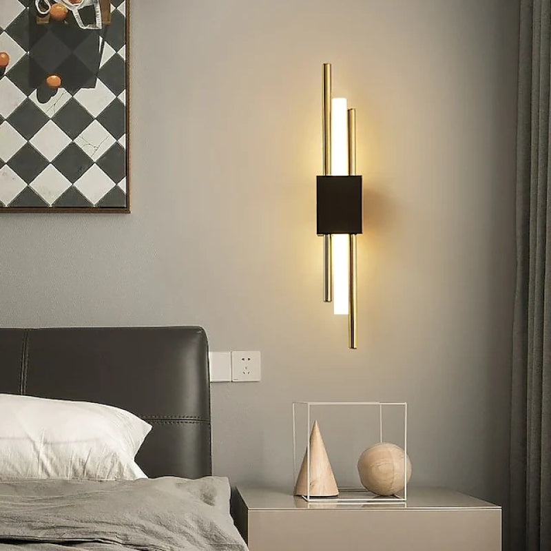 LumeGold – Stylish Black and Gold LED Wall Lamp 7