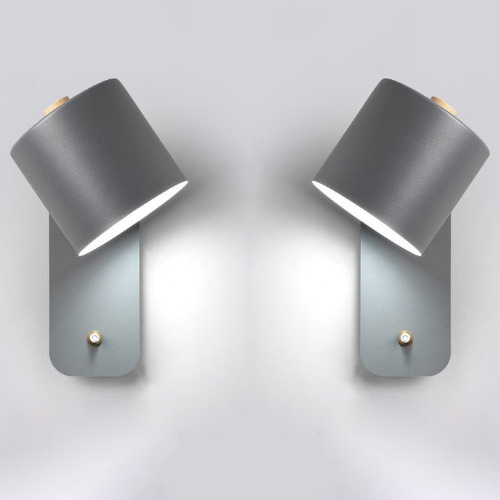 LumenAura | Sleek Modern Metal Wall Sconce Lighting with Convenient Switch 4