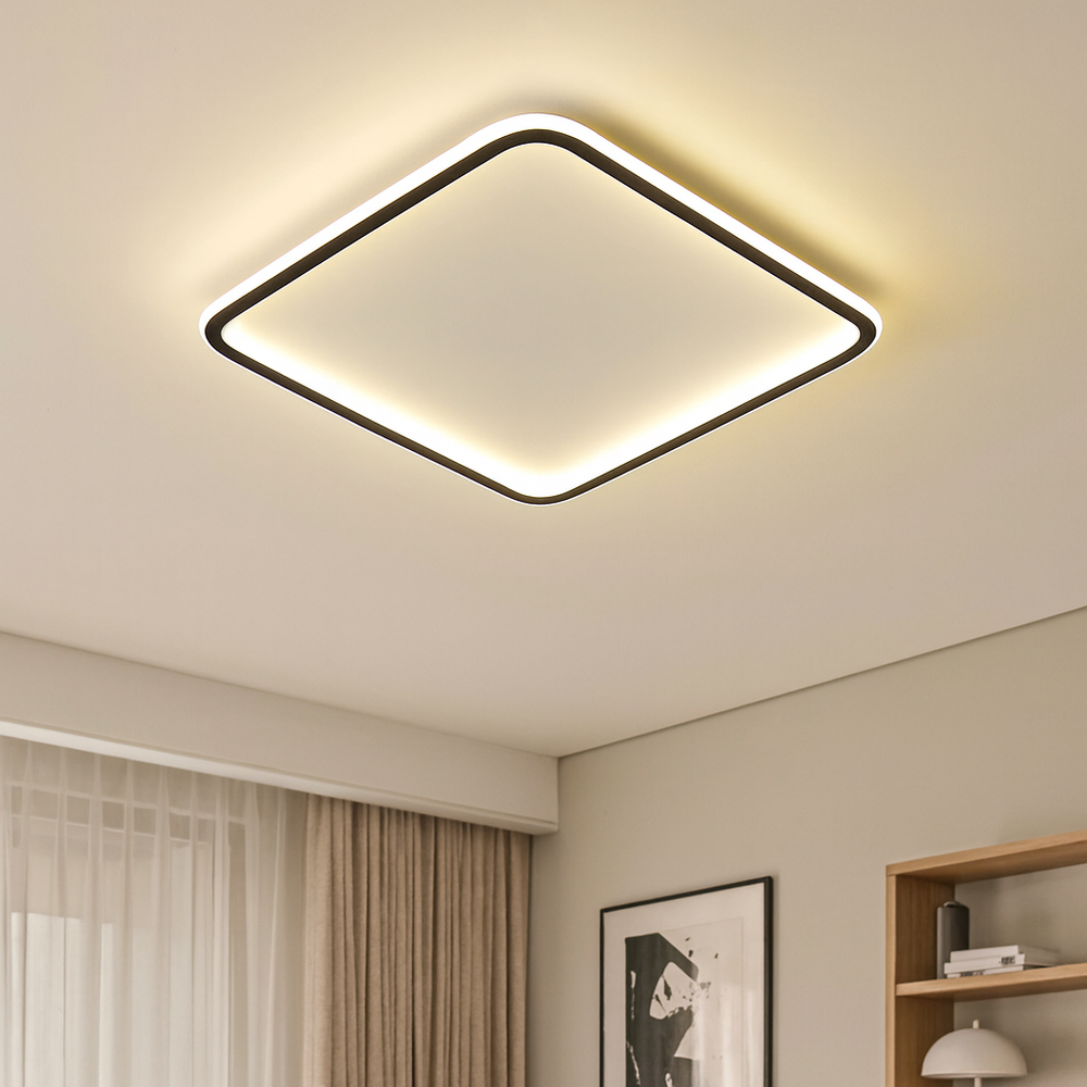 Lumevia | Scandinavian Square Ceiling Lamp with Modern Touch 1