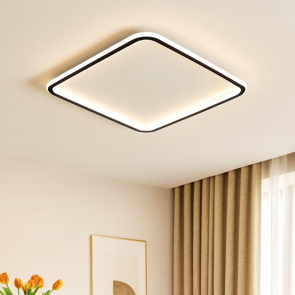 Lumevia | Scandinavian Square Ceiling Lamp with Modern Touch 2