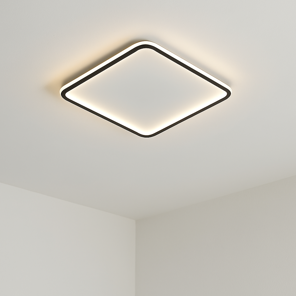 Lumevia | Scandinavian Square Ceiling Lamp with Modern Touch 3