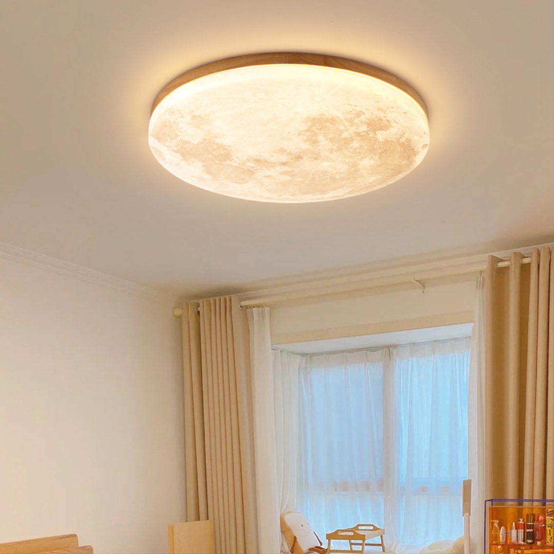 LumiGlow | Luminous Moon Ceiling Lamp for a Glowing Ambience 1