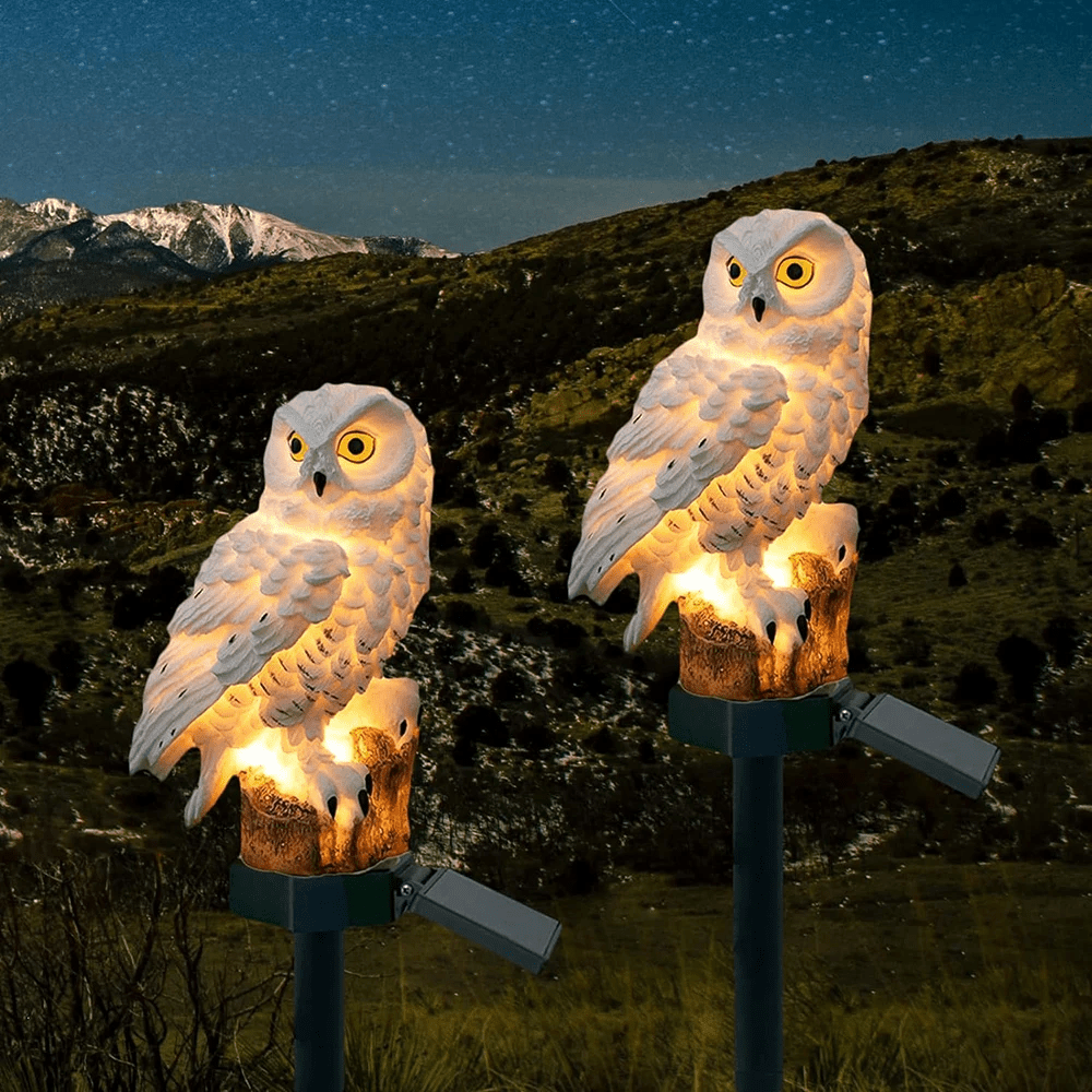 LumiOwl | Charming Eco-Friendly Solar Garden Lights for Outdoor Décor 5
