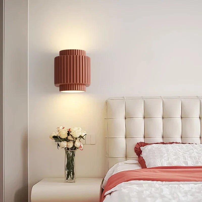 LumiStripe – Modern Scandinavian Wall Sconce with Clean Striped Finish 0