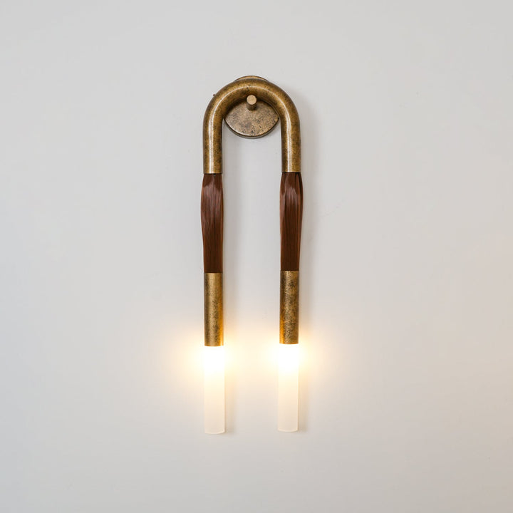 Luminara | Elegant Industrial Metal and Glass Wall Sconce Lighting 0