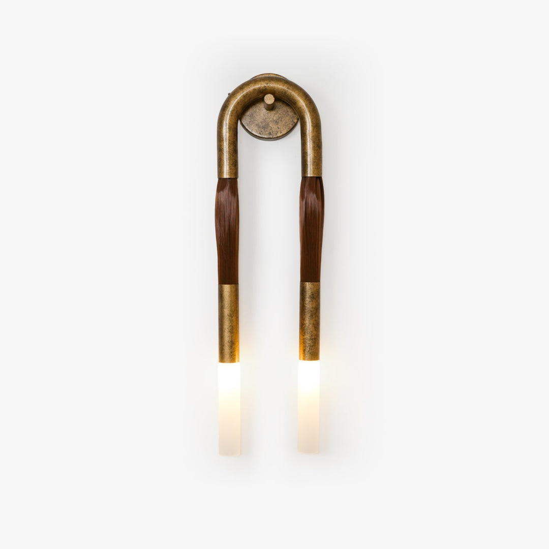 Luminara | Elegant Industrial Metal and Glass Wall Sconce Lighting 2