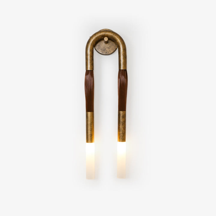 Luminara | Elegant Industrial Metal and Glass Wall Sconce Lighting 2