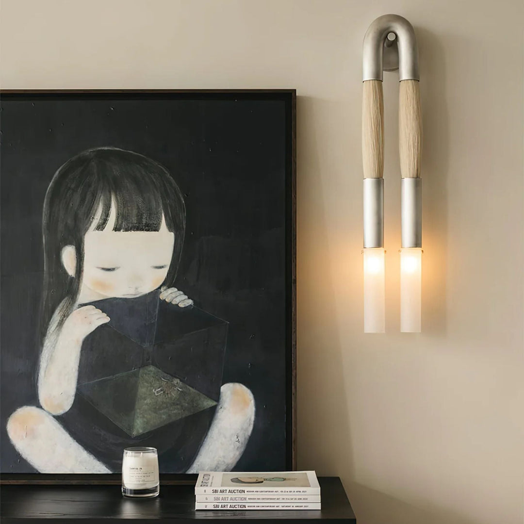 Luminara | Elegant Industrial Metal and Glass Wall Sconce Lighting 6