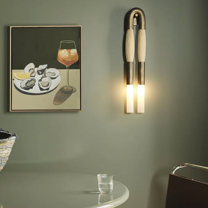 Luminara | Elegant Industrial Metal and Glass Wall Sconce Lighting 7