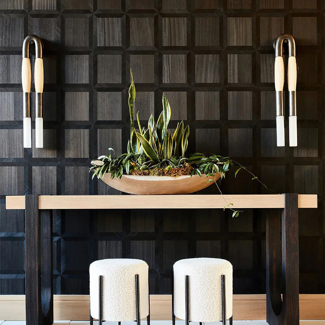 Luminara | Elegant Industrial Metal and Glass Wall Sconce Lighting 8