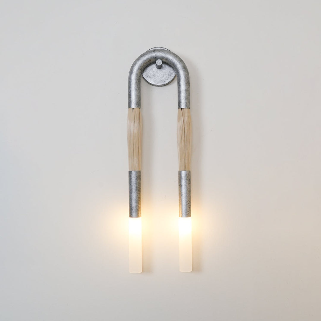 Luminara | Elegant Industrial Metal and Glass Wall Sconce Lighting 9