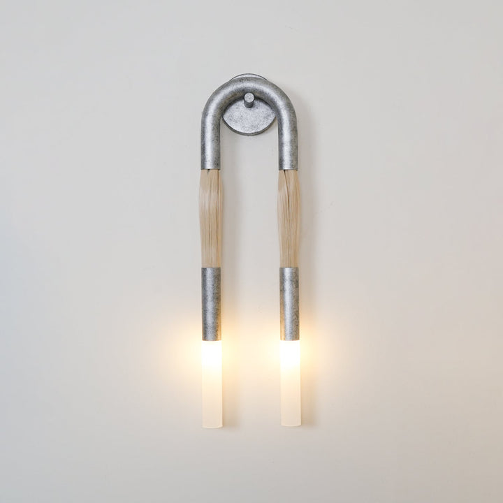 Luminara | Elegant Industrial Metal and Glass Wall Sconce Lighting 9