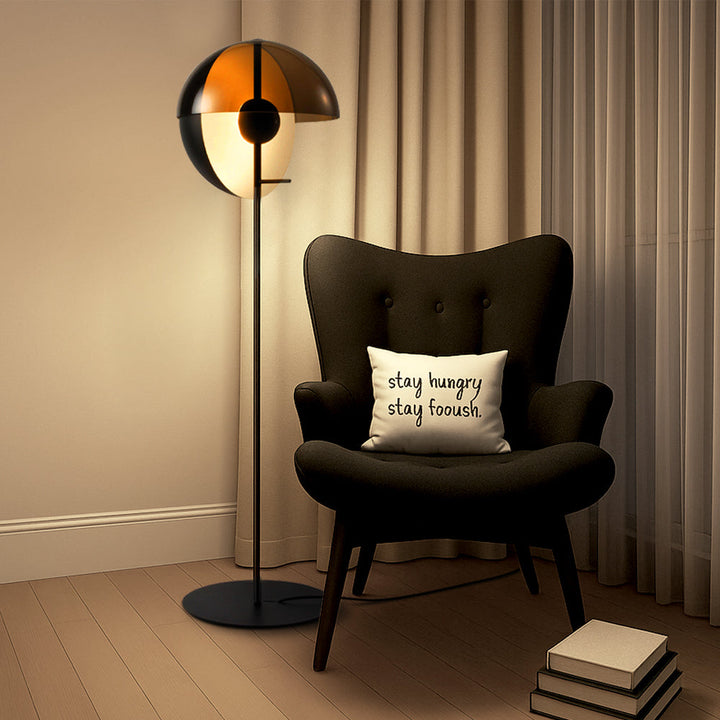 Luminara | Elegant Modern Glass Standing Floor Lamp with LED Lighting 2