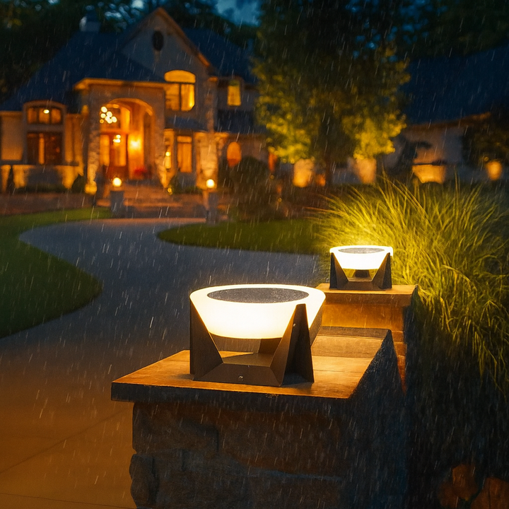 Luminara | Elegant Modern Solar LED Patio Terrace Lamp 6